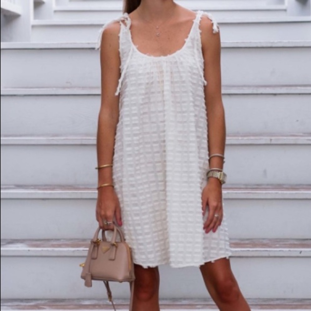 Madewell Havana Cover Up Ivory Dress Large
